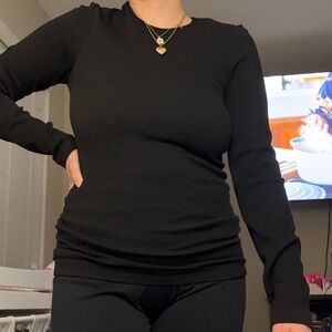 Classic Black Long Sleeve Top
